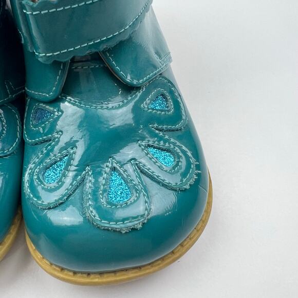 Livie & Luca Teal Floret Boots - Picture 4 of 7